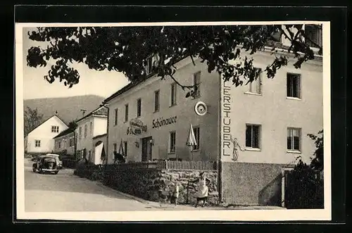 AK Altenmarkt bei Isper, Gasthaus Schönauer mit Strasse