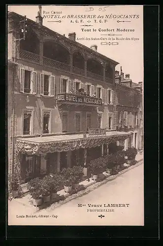 AK Gap, Rue Carnot, Hotel et Brasserie
