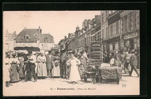 AK Romorantin, Place du Marché