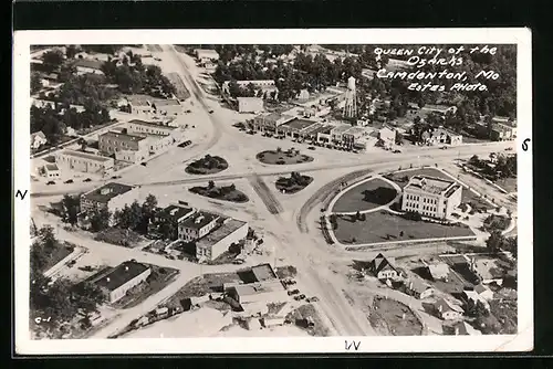 Foto-AK Camdenton, MO, Ortsansicht aus der Vogelschau