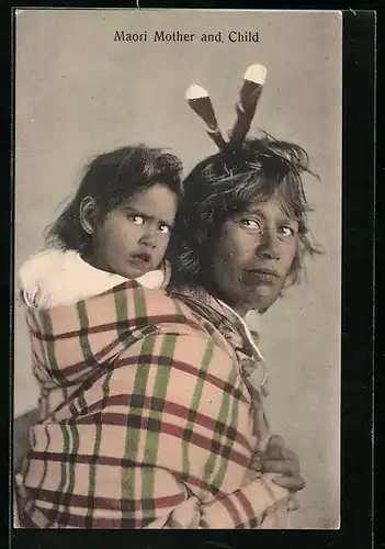AK Maori Mother and Child