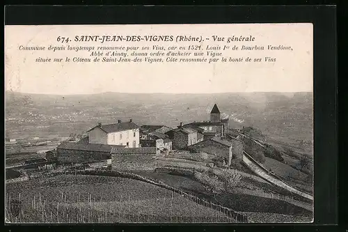 AK Saint-Jean-des-Vignes, Vue générale