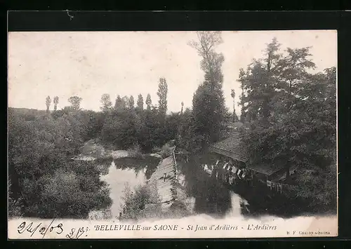 AK Belleville-sur-Saone, St. Jean d`Ardières, L`Ardières