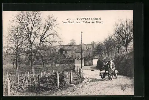 AK Vourles, Vue Générale et Entrée du Bourg