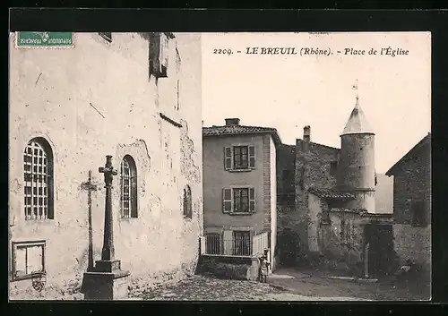 AK Le Breuil, Place de l`Eglise