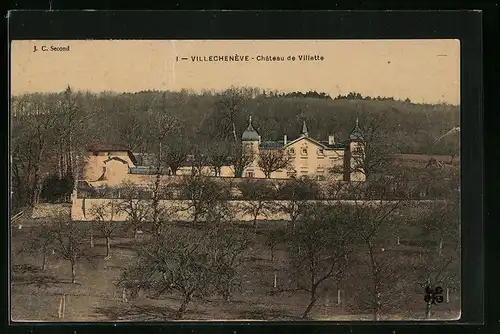 AK Villechenève, Chateau de Villette