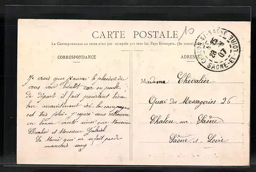 AK Denicé, Vue générale, L`Eglise et la Rue de l`Eglise