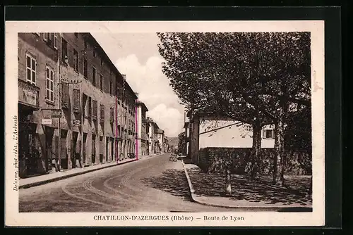 AK Chatillon-d`Azergues, Route du Lyon