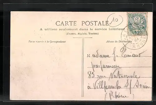 AK Chatillon-d`Azergues, Avenue de la Gare