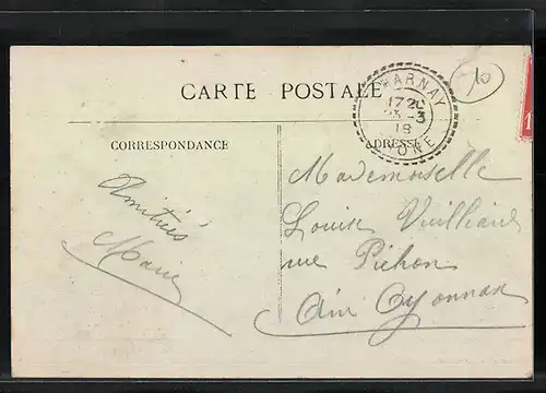 AK Charnay, L`Eglise et la poste