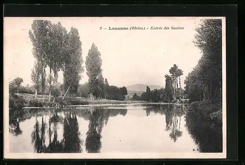 AK Lozanne, Entrée des Saulées
