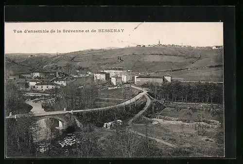 AK Bessenay, Vue d`ensemble de la Brévenne et de Bessenay