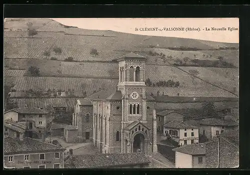 AK Saint-Clément-sur-Valsonne, La Nouvelle Eglise
