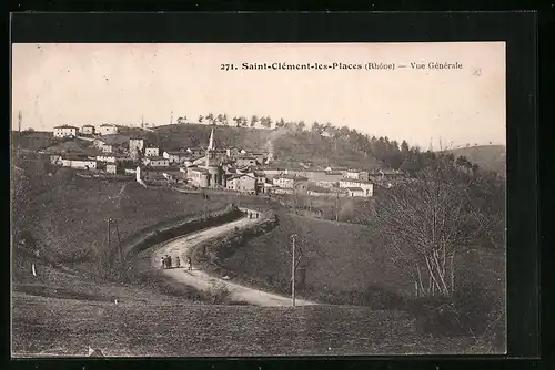 AK Saint-Clément-les-Places, Vue Générale