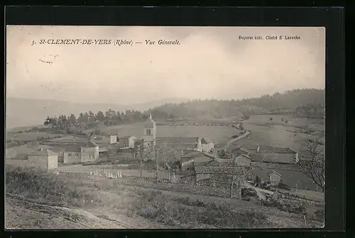 AK Saint-Clément-de-Vers, Vue Générale