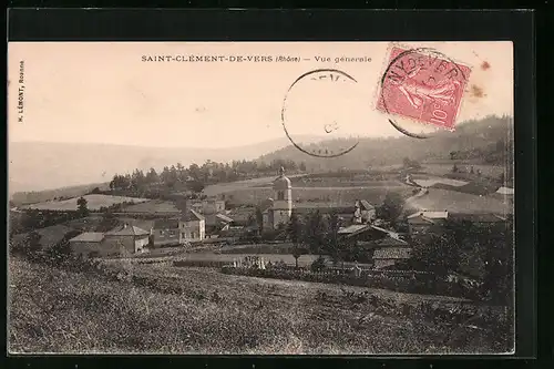 AK Saint-Clément-de-Vers, Vue générale