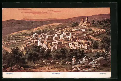 Künstler-AK Friedrich Perlberg: Bethanien, Gesamtansicht