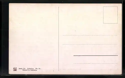 Künstler-AK Friedrich Perlberg: Ort der Bergpredigt