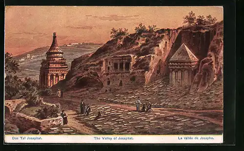 Künstler-AK Friedrich Perlberg: Das Tal Josaphat