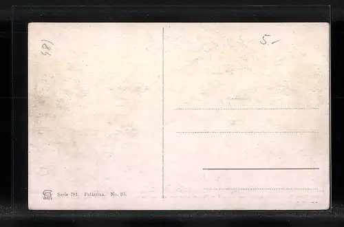 Künstler-AK Friedrich Perlberg: Jerusalem, Teich Bethesda