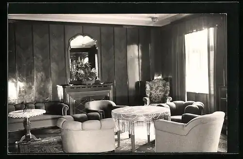 AK Bad Hofgastein, Kuranstalt Hohe Tauern, Salon