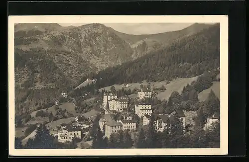 AK Bad Gastein, Ortsansicht aus der Vogelschau