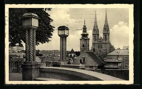 AK Zagreb, Pogled sa Strosmajerovog setalista