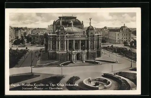 AK Zagreb, National-Theater, Opernhaus