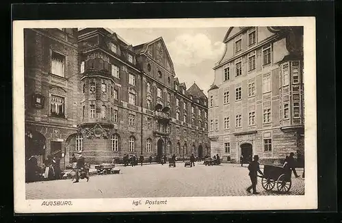 AK Augsburg, Königliches Postamt