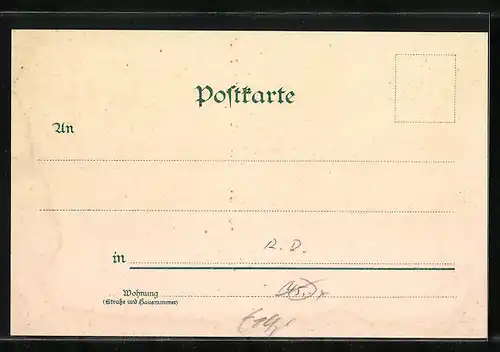 Lithographie München, Marienplatz