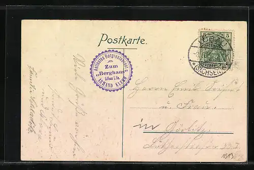 AK Löbau i. Sa., Löbauer Berg, Altes Berghaus