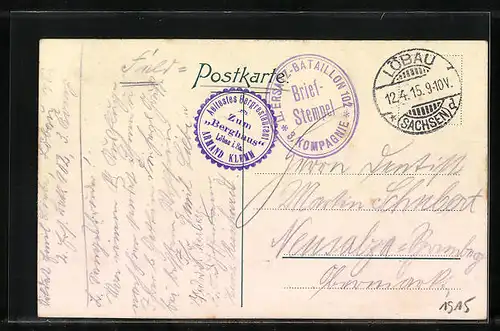 AK Löbau i. Sa., Löbauer Berg, Altes Berghaus