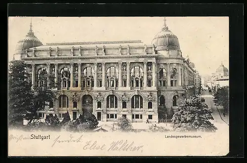 AK Stuttgart, Landesgewerbemuseum
