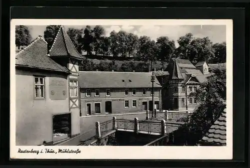 AK Rastenberg i. Th., Mühlstrasse