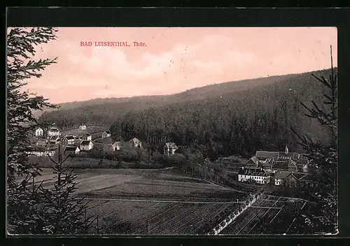 AK Bad Luisenthal /Thür., Ortsansicht aus der Vogelschau