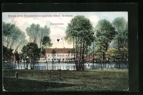 AK Altengrabow, Truppenübungsplatz, Commandantur