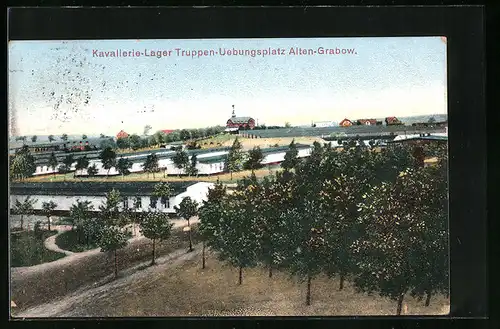 AK Altengrabow, Truppenübungsplatz, Kavallerie-Lager