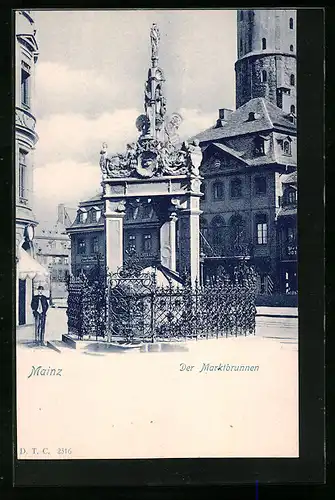 AK Mainz, Marktbrunnen