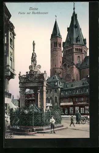AK Mainz, Marktbrunnen