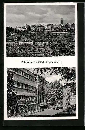 AK Lüdenscheid, Ortsansicht, Städtisches Krankenhaus
