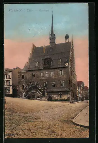 AK Pössneck i. Thür., Rathaus