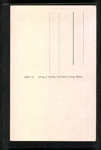 AK Minden i. Westf., Durchblick zum Dom