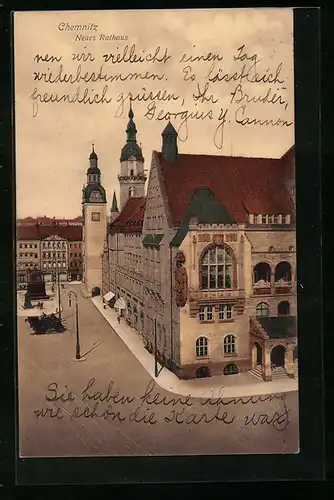 AK Chemnitz, Neues Rathaus