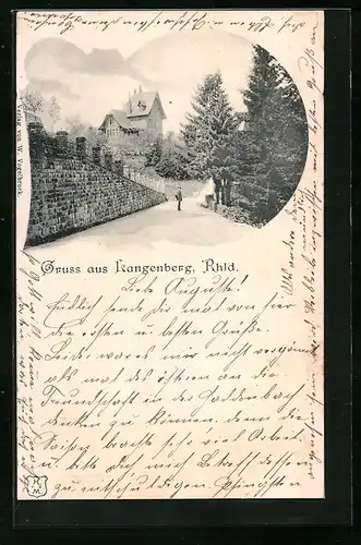 AK Langenberg /Rhld., Strassenpartie