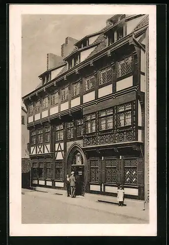 AK Göttingen, Alte Fink, Gothischer Holzbau mit Renaissance-Erker