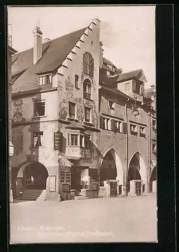 AK Lindau i. Bodensee, Maximilianstrasse (Brotlaube)