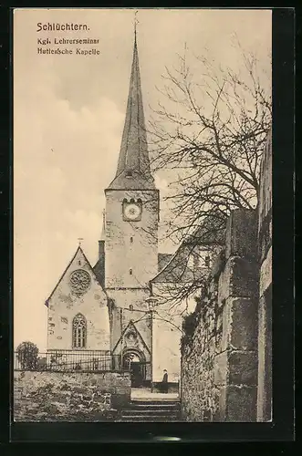 AK Schlüchtern, Königliches Lehrerseminar, Hutten`sche Kapelle