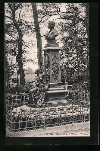 AK Eutin, Denkmal Carl Maria von Weber