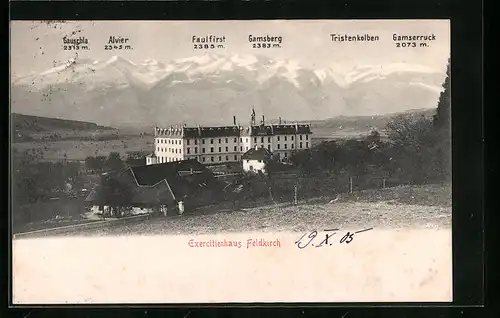 AK Feldkirch, Blick auf das Exercitienhaus