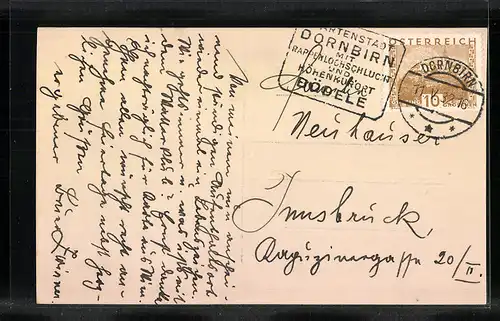 AK Dornbirn, am Rathaus